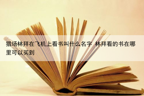 猎场林拜在飞机上看书叫什么名字 林拜看的书在哪里可以买到